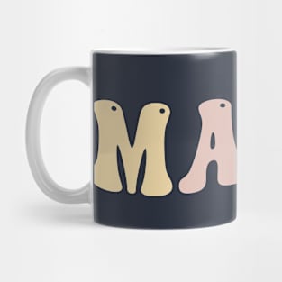 Mama Retro 90s Moms Birthday Mug